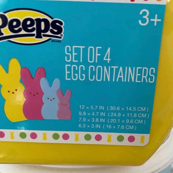 Peeps Easter egg containers set of 4 - Picture 2 of 3